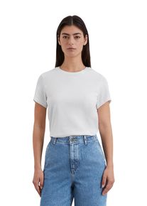 Marc O'Polo MARC O'POLO Damen T-Shirt "aus Stretch-Jersey", weiß, Basic, Gr. XXL, unifarben, Obermaterial: 96% Baumwolle, 4% Elasthan, Shirts