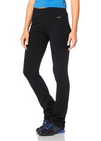 H.I.S. H.I.S Damen Leggings, schwarz, sportlich, Gr. 19, unifarben, Obermaterial: 90% Baumwolle, 10% Elasthan, Hosen