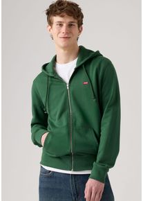 Levi's LEVI'S Herren Kapuzensweatjacke "NEW ORIGINAL ZIP UP", grün, Gr. M, Sweatware, Obermaterial: 100% Baumwolle, Sweatjacken
