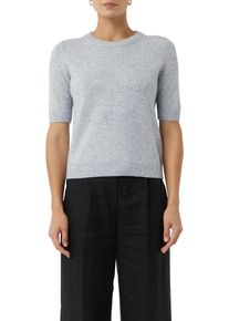 comma, COMMA Damen Strickpullover, grau, casual, Gr. 46, unifarben, Strick, Obermaterial: 50% Wolle, 30% Polyamid, 20% Modal, Pullover, mit Rippbündchen