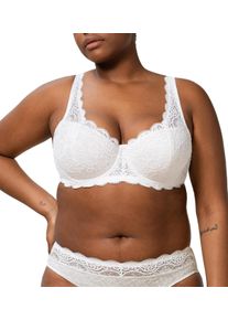 Triumph Damen Bügel-BH "Amourette WHP", Gr. 70, weiß, Microtouch, Spitze, Obermaterial: 49% Polyamid, 20% Elasthan, 18% Baumwolle, 13% Polyester,