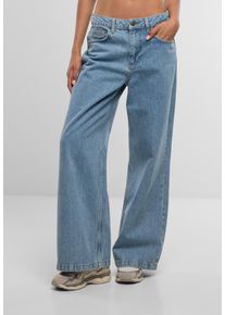 DEF Damen Bequeme Jeans "DEF DEF Trip Baggys", blau, casual, Gr. M, unifarben, 100% Baumwolle, Jeans