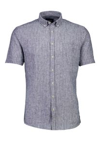 LINDBERGH Herren Leinenhemd "LINDBERGH Leinenhemd", blau, Gr. XL, Oberstoff: 55% Leinen, 45% Baumwolle, Hemden