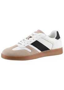 ANISTON SHOES Damen Sneaker, Gr. 37, beige, Lederimitat, modisch, Schuhe, Freizeitschuh, Halbschuh, Schnürschuh - NEUE KOLLEKTION