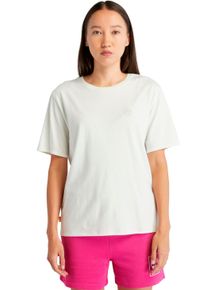 Timberland Damen T-Shirt "DUNSTAN Short-Sleeve Tee", weiß, sportlich, Gr. XXL, Single Jersey, Obermaterial: 100% Baumwolle, Shirts