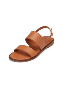Marc O'Polo MARC O'POLO Damen Sandale "aus edlem Rindleder", Gr. 36, braun, Obermaterial: 100% Leder (Rind), unifarben, Schuhe