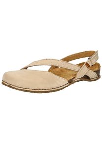 El Naturalista Damen Ballerina "El Naturalista Ballerinas Nubukleder", Gr. 37, beige, Nubukleder, casual, Schuhe