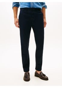 Tommy Hilfiger Herren Chinohose "CORE HARLEM ESSENTIAL TWILL", blau, casual, Gr. 32, Twill, Obermaterial: 97% Baumwolle, 3% Elasthan, Hosen