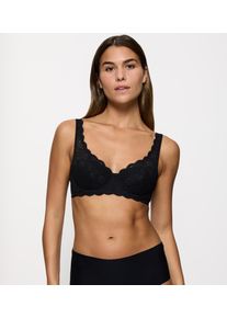 Triumph Damen Bügel-BH "Amourette WHP", Gr. 85, schwarz, Microtouch, Spitze, Obermaterial: 51% Polyamid, 22% Elasthan, 16% Baumwolle, 11% Polyester,
