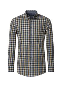 Casamoda Herren Langarmhemd "Casamoda Freizeithemd kariert", blau, Gr. XXL, kariert, 100% Baumwolle, Hemden
