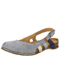El Naturalista Damen Ballerina "El Naturalista Ballerinas Nubukleder", Gr. 40, grau, Nubukleder, casual, Schuhe
