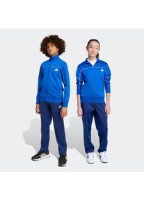 Kinder Trainingsanzug "J CP TR TS", blau, sportlich, Gr. 128, adidas Sportswear, Obermaterial: 100% Polyester, Sportanzüge
