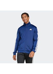 Herren Rollkragenpullover "M 3S TR TT", blau, sportlich, Gr. M, adidas Sportswear, Obermaterial: 100% Polyester, Pullover