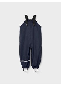 name it Kinder Regenhose "NKNDRY RAIN PANT FO NOOS", blau, Basic, Gr. 164, unifarben, Web, Obermaterial: 100% Polyester, Hosen, mit verschweißten