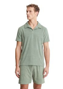 Marc O'Polo MARC O'POLO Herren Poloshirt "Terry Towel", grün, casual, Gr. XXL, unifarben, Frottee, Obermaterial: 80% Baumwolle, 20% Polyester, Shirts, mit