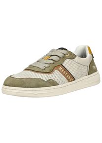 Mustang Shoes Herren Sneaker "Mustang Shoes Sneaker Lederimitat", Gr. 41, grün, Lederimitat, casual, Schuhe
