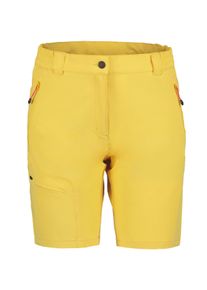 Icepeak Damen Trekkingshorts "Icepeak Shorts BEAUFORT", gelb, Gr. 36, 90% Polyester, 10% Elasthan, Hosen
