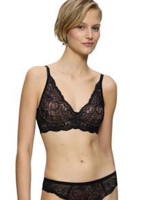 Triumph Damen Bügelloser BH "Amourette Charm N03", Gr. 80, schwarz, Spitze, Obermaterial: 75% Polyamid, 25% Elasthan, gemustert, elegant, BHs,