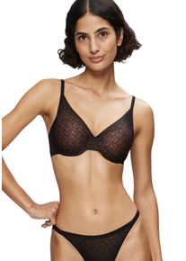 Triumph Damen Bügel-BH "Signature Sheer WHP EX", Gr. 70, schwarz, Tüll, Obermaterial: 44% Polyester, 29% Polyamid, 27% Elasthan, unifarben, modisch,