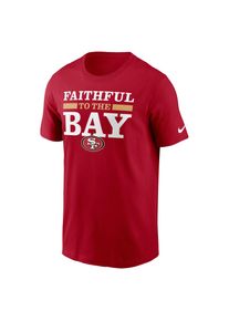 Nike Herren T-Shirt "Nike T-Shirt San Francisco 49ers Nike Faithful Fan", rot, Gr. XXL, 100% Baumwolle, Shirts