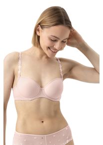 Mey Damen Bügel-BH "PRETTY JOAN", Gr. 70, rosa, Obermaterial: 77% Polyamid, 23% Elasthan, casual, BHs, Half-Cup, multicolor-Trägerstickerei