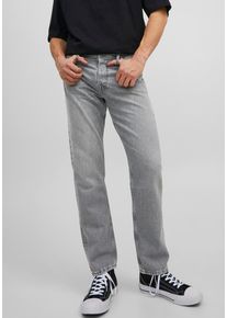 Jack & Jones JACK & JONES Herren Loose-fit-Jeans "JJICHRIS JJORIGINAL SBD 921 SN", grau, modisch, Gr. 32, Abriebeffekte, Denim/Jeans, Obermaterial: 100%