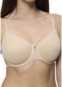 Triumph Damen Bügel-BH "Body Make-Up Essentials Minimizer WP", Gr. 85, beige, Microtouch, Obermaterial: 66% Polyester, 25% Polyamid, 9% Elasthan,