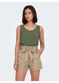 Only Damen Blusenshirt "ONLNOVA LIFE VIS S/L TOP SOLID", grün, modisch, Gr. 42, unifarben, Web, Obermaterial: 100% Viskose, Shirts