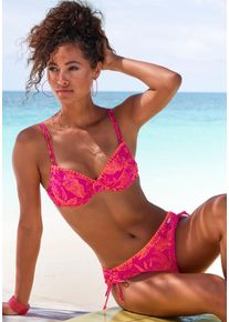 Venice Beach Damen Bügel-Bikini "Kensi", bunt, Gr. 38, Xtra Life LYCRA, Bikini-Sets, seitlich regulierbar mit modernem Print