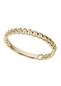 Firetti Damen Goldring "Schmuck Geschenk Gold 333 Panzerkettengliederung", 17, Gelbgold 333, 2,5mm, gold, Gelbgold 333, Fingerringe