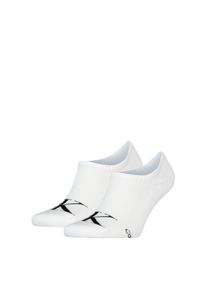 Herren Füßlinge "CKJ MEN FOOTIE HIGH CUT 2P MONOGRAM", Calvin Klein Jeans, Gr. 39, weiß, Baumwollmischung, Socken, mit stilvollem Logodetail