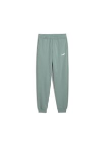 Puma Kinder Trainingshose "ESS NO. 1 LOGO SWEATPANTS FL B", grün, sportlich, Gr. 152, unifarben, Fleece, Obermaterial: 66% Baumwolle, 34% Polyester,