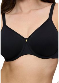 Triumph Damen Bügel-BH "Body Make-Up Essentials Minimizer WP", Gr. 80, schwarz, Microtouch, Obermaterial: 66% Polyester, 25% Polyamid, 9% Elasthan,