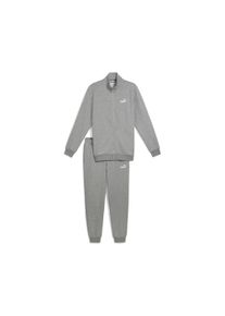 Puma Herren Trainingsanzug "ESS SWEAT SUIT FL", grau, sportlich, Gr. XXL, bedruckt, Fleece, Obermaterial: 66% Baumwolle, 34% Polyester, Sportanzüge