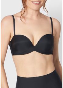 Triumph Damen Bügel-BH "Stepy Soft 01 WDP", Gr. 75, schwarz, Microtouch, Obermaterial: 56% Polyamid, 21% Polyester, 12% Elasthan, 11% Baumwolle,