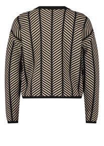 BETTY & CO BETTY & CO Damen Strickpullover "Betty & Co Strickpullover mit Jacquard", braun, casual, Gr. 40, Strick, Obermaterial: 58% Baumwolle, 42% Polyamid.,