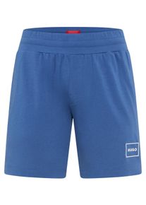 HUGO UNDERWEAR Herren Shorts "Laze Shorts CW 10", Gr. L, blau, Jersey, Obermaterial: 95% Baumwolle, 5% Elasthan, Basic, Hosen, mit elastischem Bund