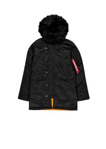 Damen Winterjacke "Alpha Industries Women - Cold Weather Jackets", schwarz, Gr. L, Alpha Industries, Obermaterial: 100% Nylon, Futter: 100% Nylon,