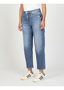 Gang Damen 5-Pocket-Jeans "94TILDA"royal blau deep wash, casual, Gr. 27, Denim/Jeans, Obermaterial: 58% Baumwolle, 41% Lyocell, 1% Elasthan, Jeans,