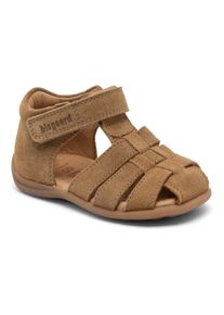 bisgaard Kinder Lauflernschuh "carly Weite: normal", Gr. 21, braun, Leder, unifarben, modisch, Schuhe, Babyschuh mit geschütztem Zehenbereich,