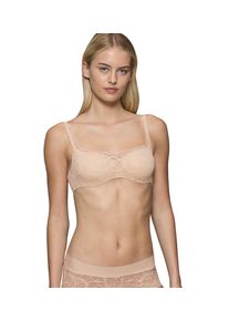 Triumph Damen Bügel-BH "Body Make-Up Illusion Lace Balconette", Gr. 70, beige, Microtouch, Spitze, Obermaterial: 51% Polyamid, 37% Polyester, 12%