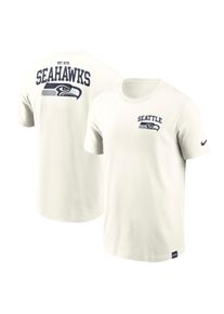 Nike Herren T-Shirt "Nike T-Shirt Seattle Seahawks Nike SS Essential Cotton", weiß, Gr. XXL, 100% Baumwolle, Shirts