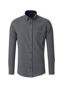 Casamoda Herren Langarmhemd "Casamoda Freizeithemd kariert", blau, Gr. XXL, kariert, 100% Baumwolle, Hemden