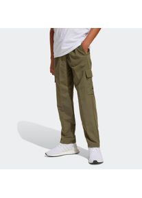 Kinder Sporthose "J SL WV C PT", grün, sportlich, Gr. 152, adidas Sportswear, Obermaterial: 100% Polyester, Hosen