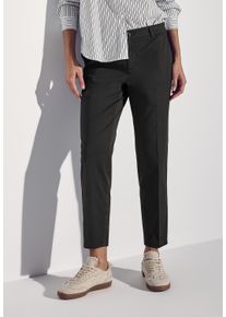 Street One Damen Chinohose, grau, casual, Gr. 38, unifarben, Web, Twill, Obermaterial: 97% Baumwolle, 3% Elasthan, Hosen