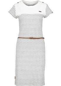 alife and kickin ALIFE & KICKIN Damen Blusenkleid "Damen LeonieAK", weiß, Gr. S, 60% Baumwolle 40% Polyester, Kleider