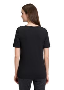 BETTY & CO BETTY & CO Damen Kurzarmshirt "Betty & Co Basic Shirt mit Rundhalsausschnitt", schwarz, Basic, Gr. XL, Obermaterial: 95% Baumwolle, 5% Elasthan.,