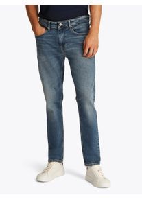 Tommy Jeans Herren Slim-fit-Jeans "Austin Slim Tapered", blau, casual, Gr. 36, Denim/Jeans, Obermaterial: 99% Baumwolle, 1% Elasthan, Jeans, Mit