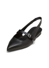 Marc O'Polo MARC O'POLO Damen Sandale "aus edlem Rindleder", Gr. 37, schwarz, Obermaterial: 100% Leder (Rind), Schuhe