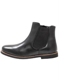 sheego Damen Stiefelette, Gr. 44, schwarz, Leder, Schuhe